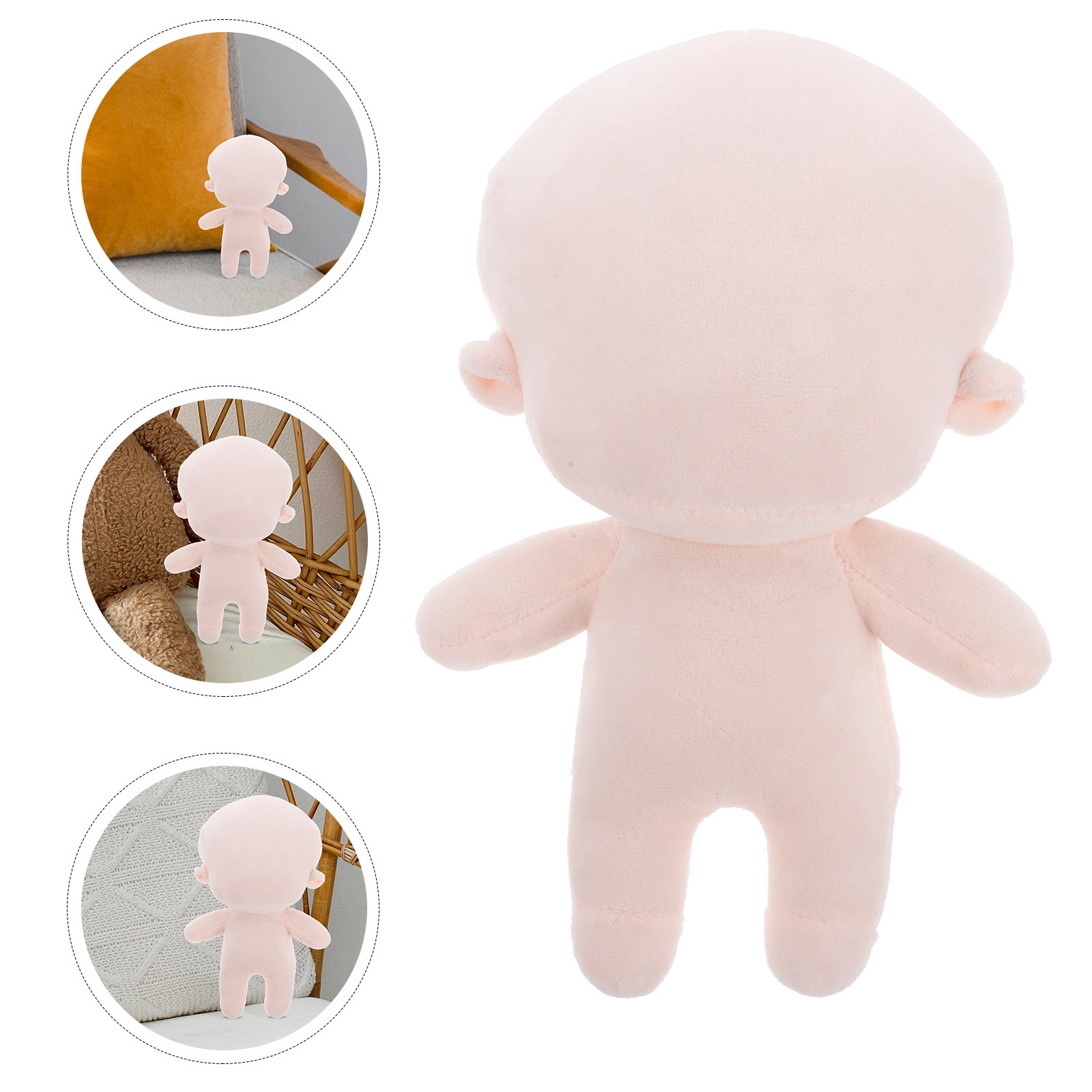 Sewing And Textile - Cotton Blank Body Soft Stuffed Cloth