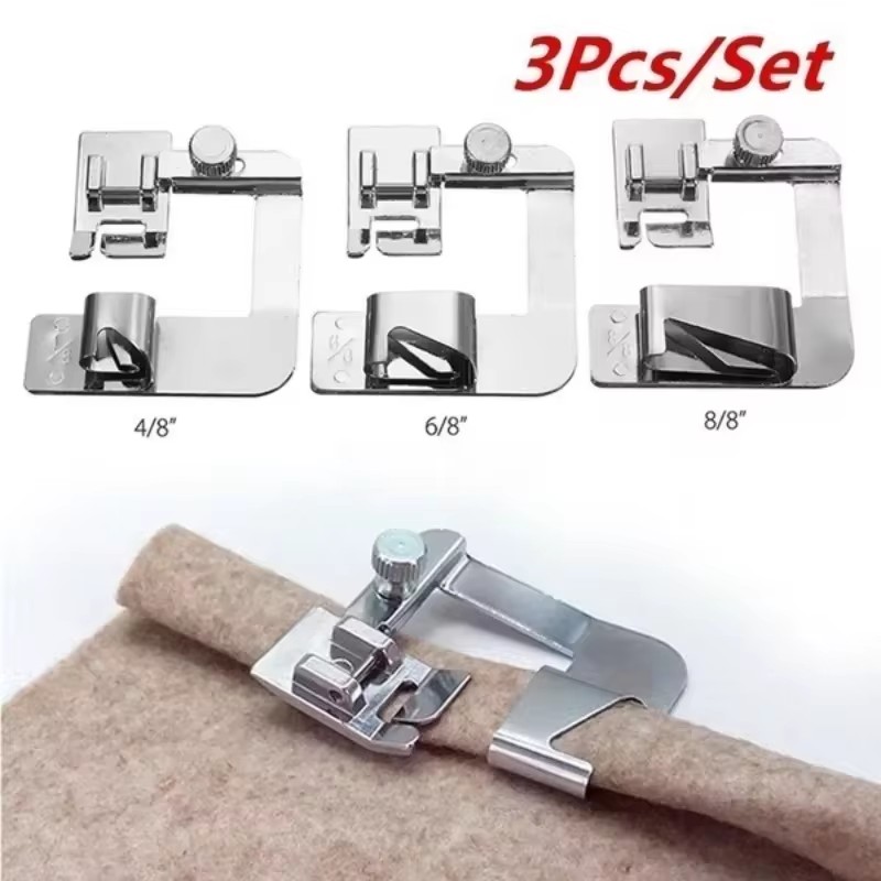 Twin Needle Stretch - Sewing Hemming Set 1/3Pcs Wide Hem