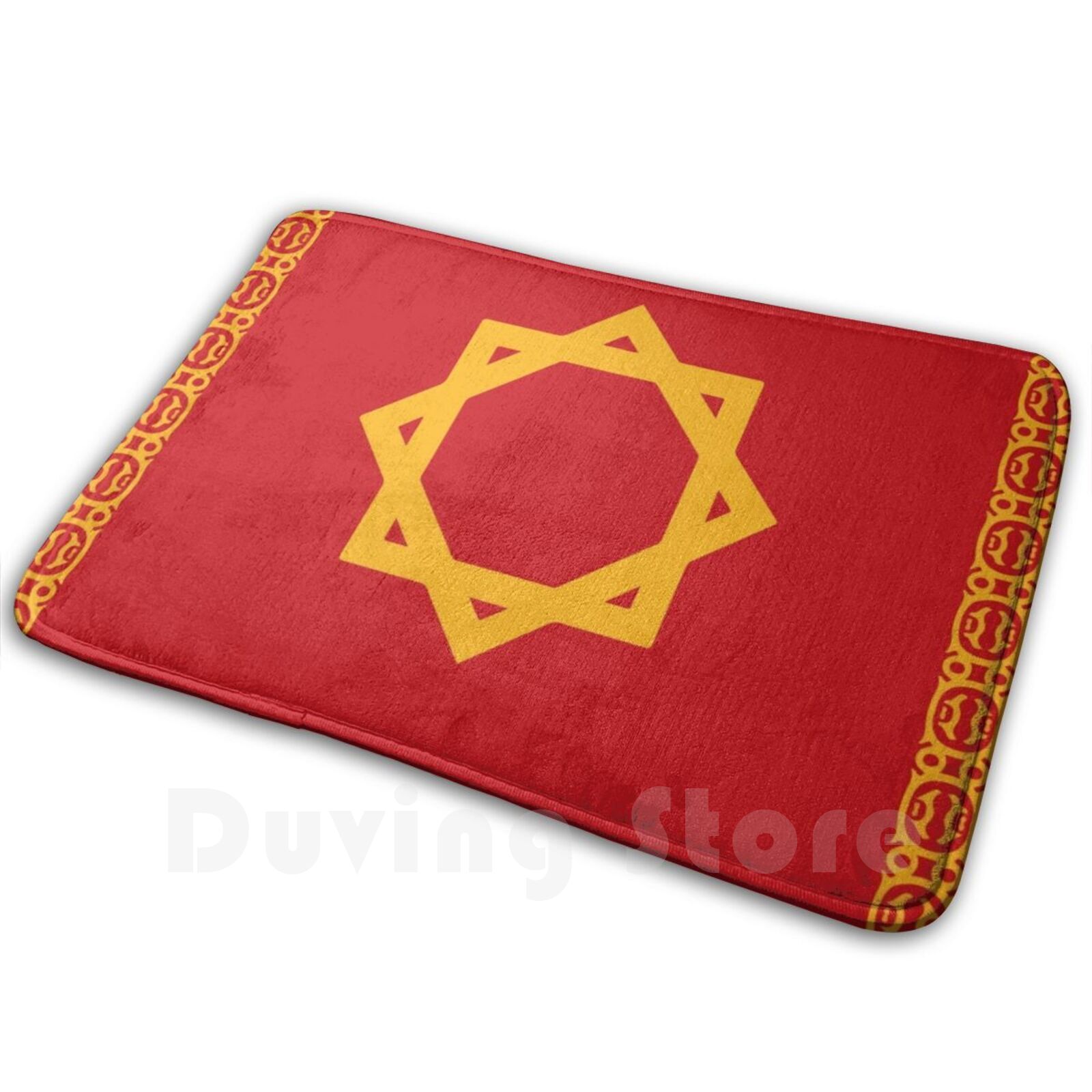 Century Textile & Sewing Supply By Owner - Morocco Historical Flag-13th Century Mat Rug