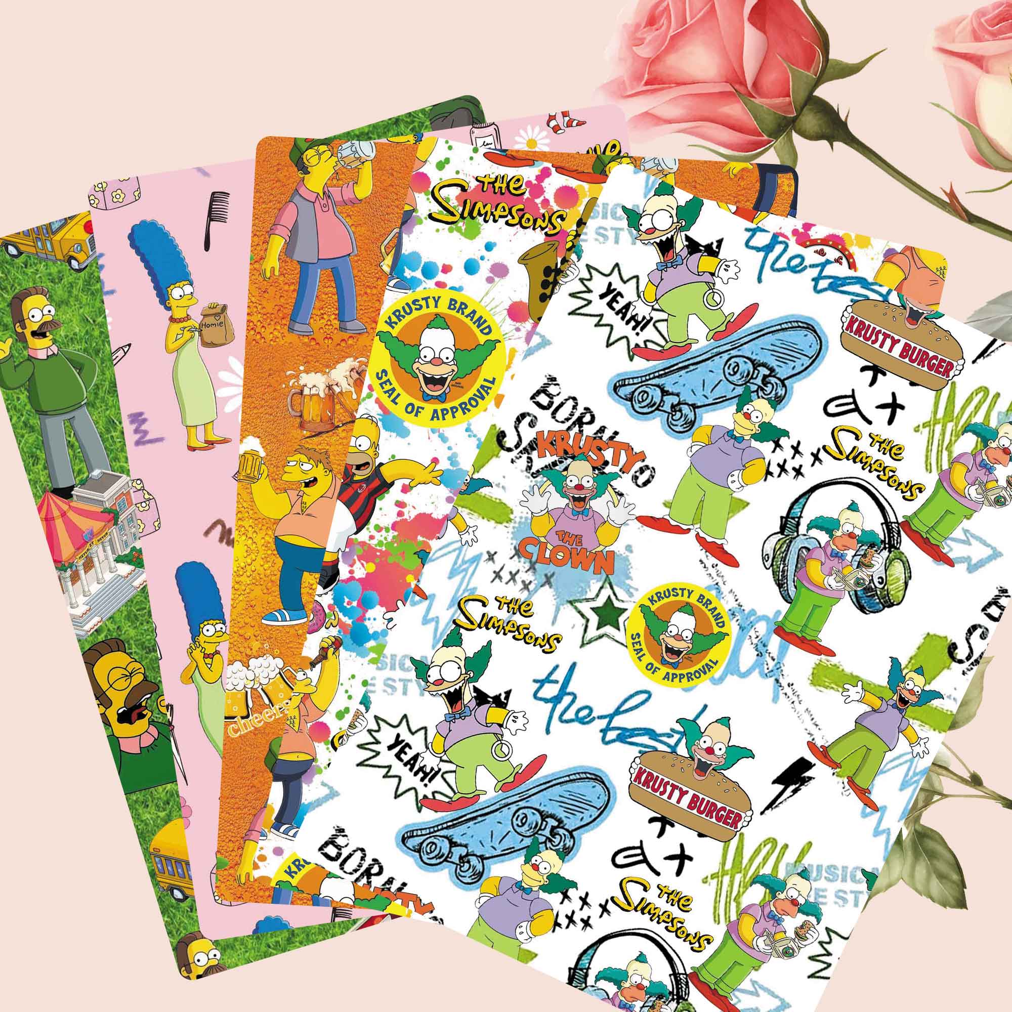 Sewing Production - Cartoon THE SIMPSONS Polyester/100Cotton/satin 140x50CM Cartoon