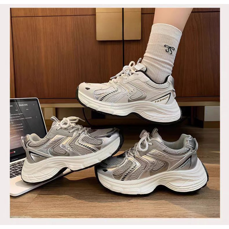 Sewing Nylon - 2026 Spring Women Unky Dad Sneakers