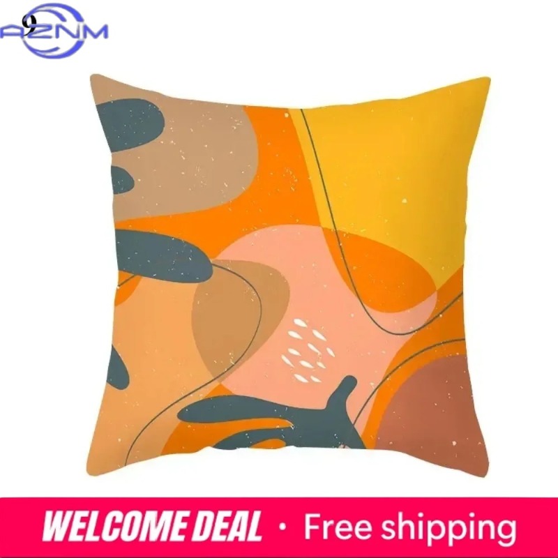 Boho Orange Abstract Cushion C - огляд і ціна Century Textile & Sewing Supply By Owner