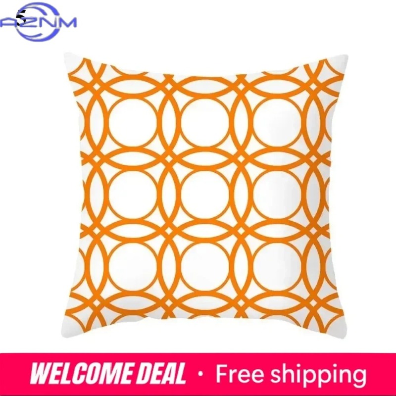 Boho Orange Abstract Cushion C - огляд і ціна Century Textile & Sewing Supply By Owner