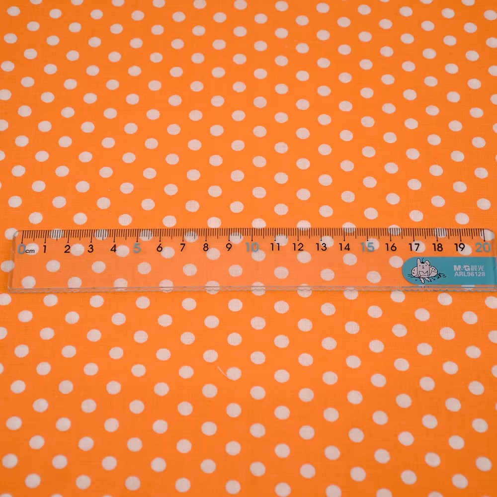 50X150CM White Orange Polka Do - огляд і ціна Sewing And Textile