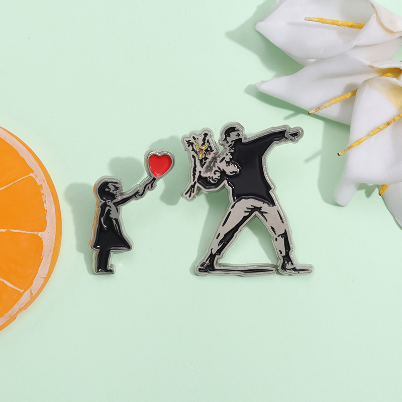 5 Styles Sculpture Enamel Pins - огляд і ціна Sewing Labels