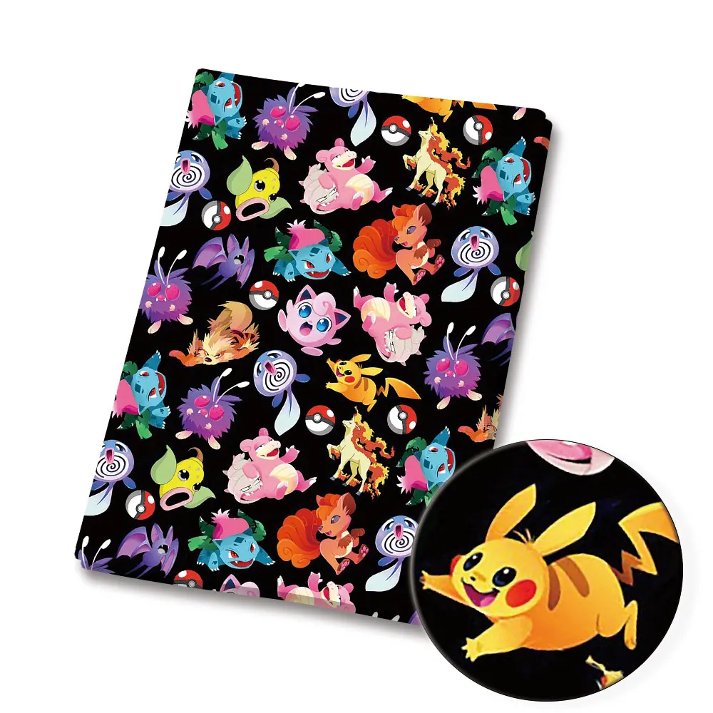 Pokemon Cartoon Fabric140*50cm - огляд і ціна Sewing Production