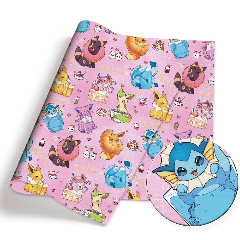 Pokemon Cartoon Fabric140*50cm - огляд і ціна Sewing Production