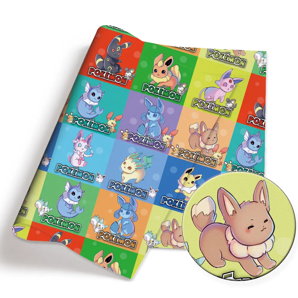 Pokemon Cartoon Fabric140*50cm - огляд і ціна Sewing Production