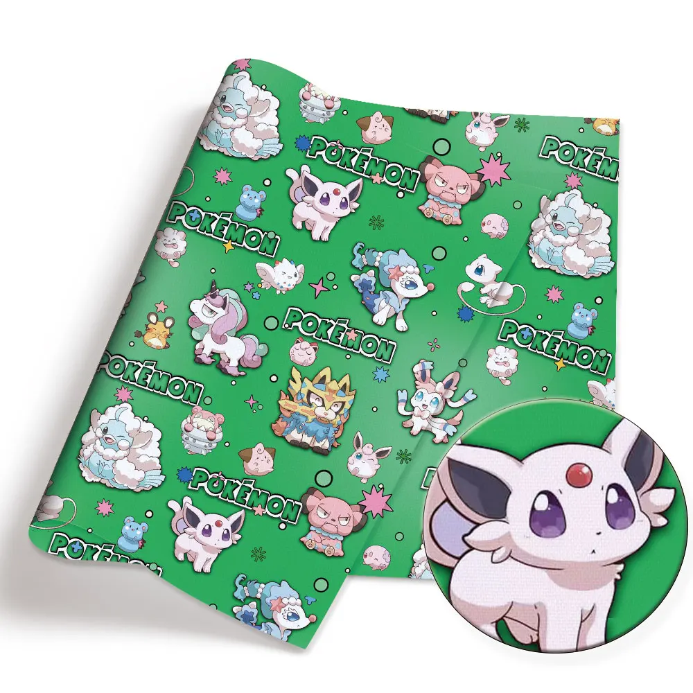 Pokemon Cartoon Fabric140*50cm - огляд і ціна Sewing Production