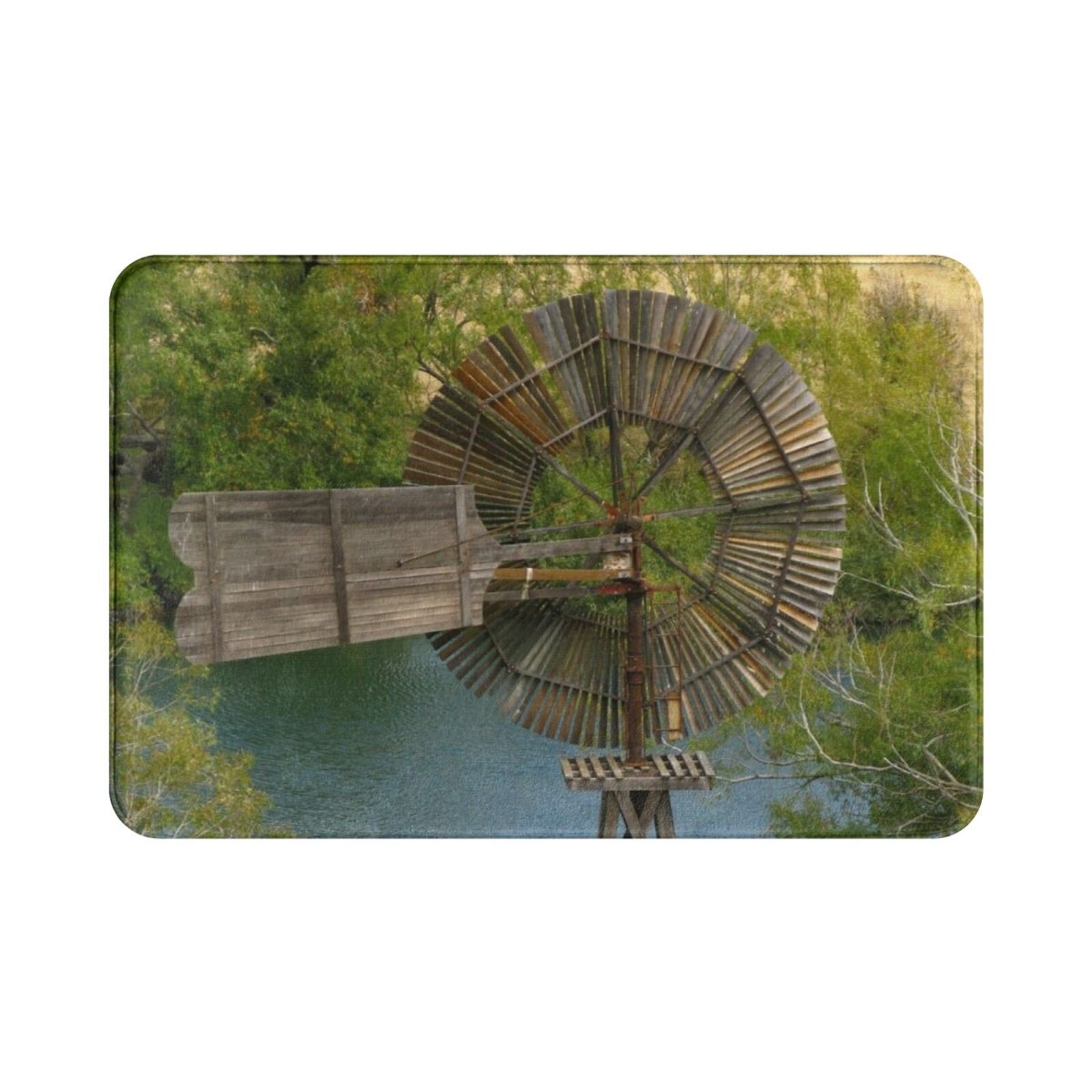 Wooden Windmill Carpet Mat Rug - огляд і ціна Century Textile & Sewing Supply By Owner