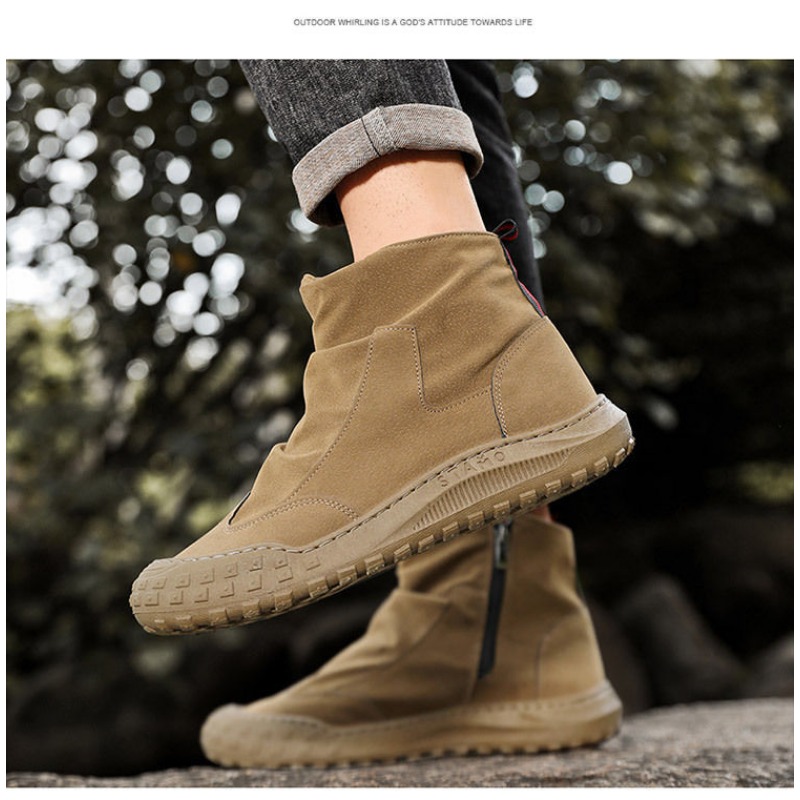 Men's High-Top Hiking Shoes fo - огляд і ціна Sewing Nylon