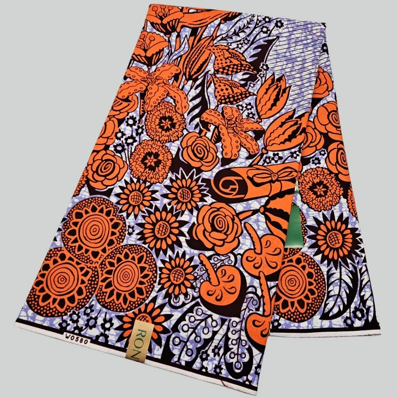 6Yards Long Cotton African Sty - огляд і ціна Sewing Batik Fabric