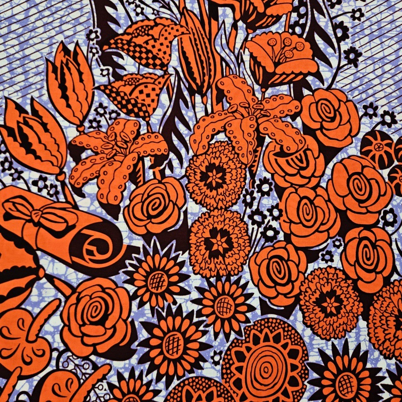 6Yards Long Cotton African Sty - огляд і ціна Sewing Batik Fabric