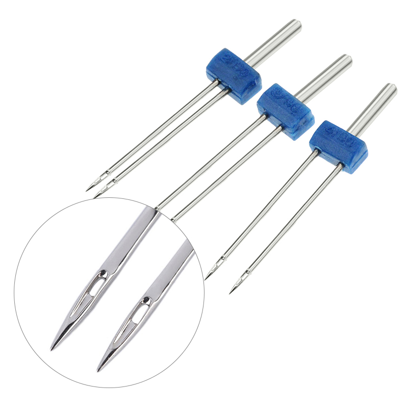 3PCS Sewing Machine Needles Do - огляд і ціна Twin Needle Stretch