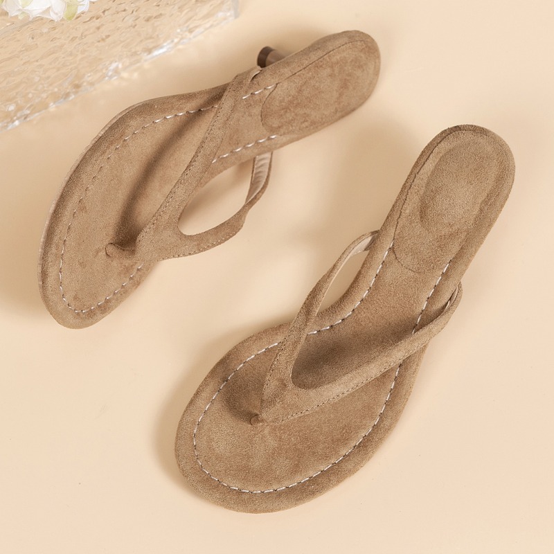 Women Brown Heeled Sandals wit - огляд і ціна Sewing Nylon