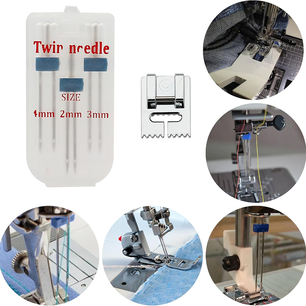 6PCS Twin Needle Double Needle - огляд і ціна Twin Needle Stretch