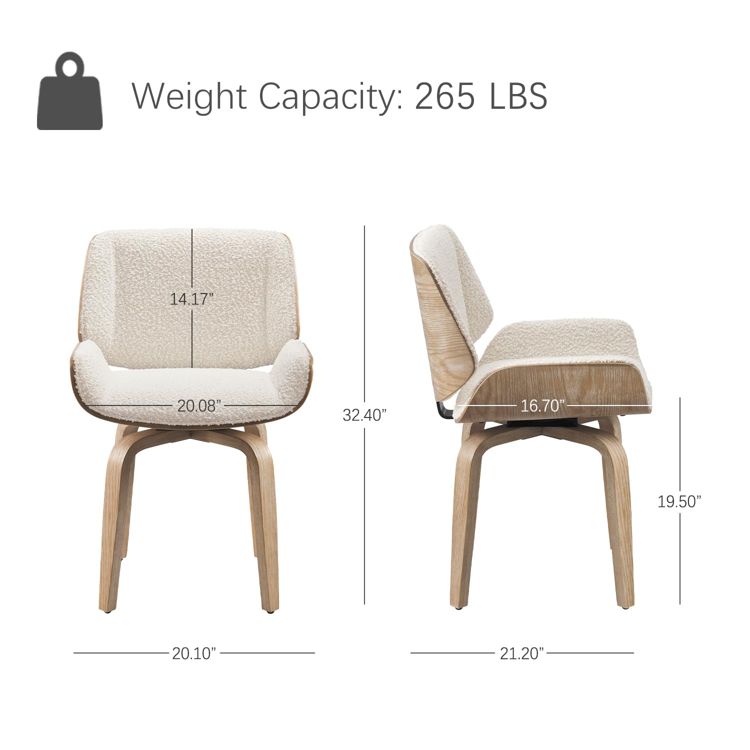 Swivel Dining Chair, Fabric Up - огляд і ціна Century Textile & Sewing Supply By Owner