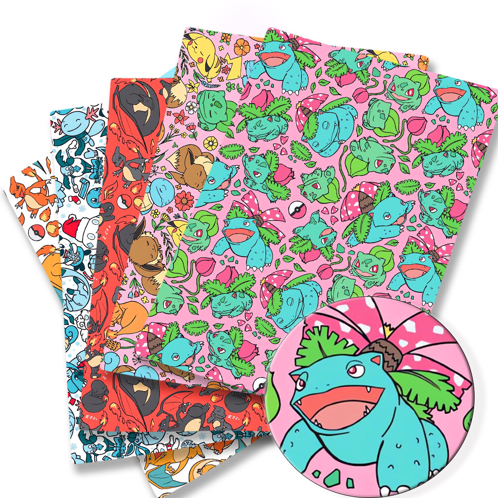 Pokemon Cartoon Fabric140*50cm - огляд і ціна Sewing Production