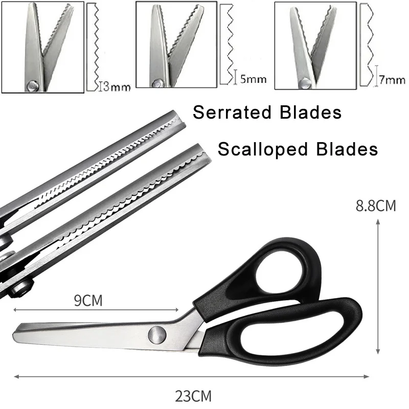 1Pc Pinking Shears Stainless S - огляд і ціна Pinking Shear Blade