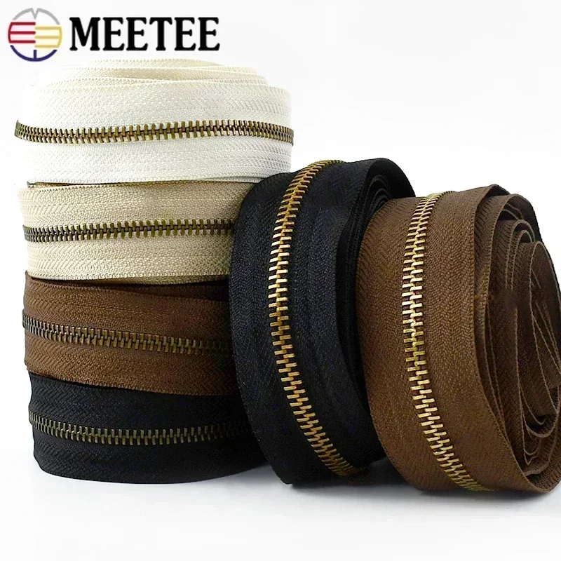Meetee 2/4Y 3# 5# Metal Zipper - огляд і ціна Textile And Sewing Supply