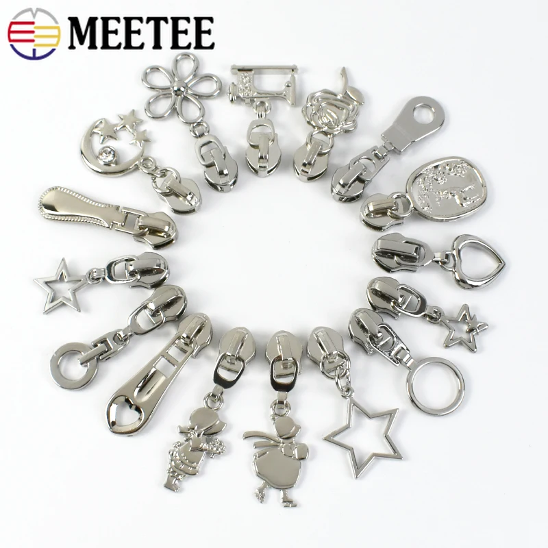 Metal Zipper Slider 5# 5-20Pcs - огляд і ціна Textile And Sewing Supply
